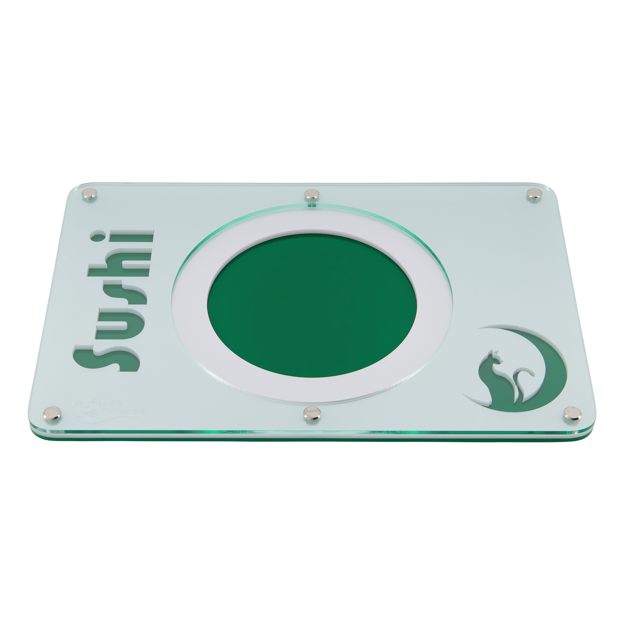 Personalised Cat Feeding Mats Led & Collared NZ